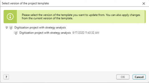 Dialog for ‘Select Version of the Project Template” › microTOOL Hilfeseiten