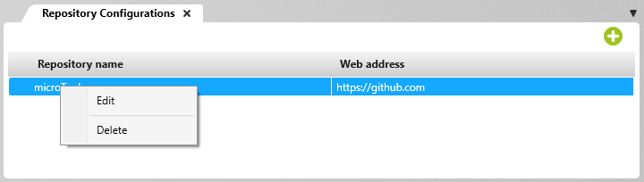 Repository Configurations