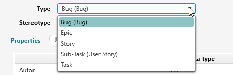 The assigned type is shown in parentheses The assigned type is shown in parentheses